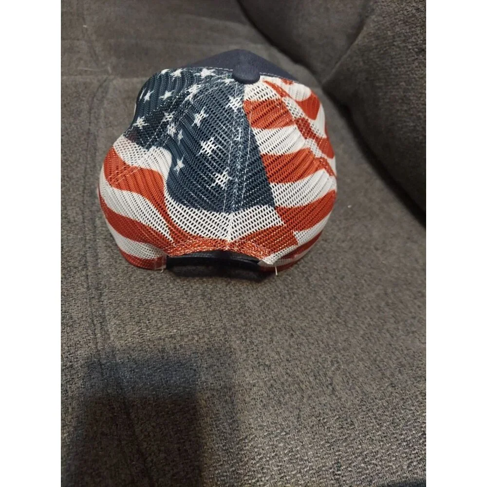 Ron Jon Surf‎ Shop Mesh Trucker Snapback Hat Cap USA Outdoors Men Women 4th July